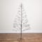 6ft. Pre-Lit Artificial Halloween Black Starburst Tree with 1680 Fairy Warm White LED Lights